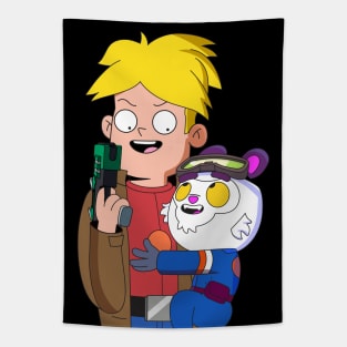 Gary and Biskit Tapestry