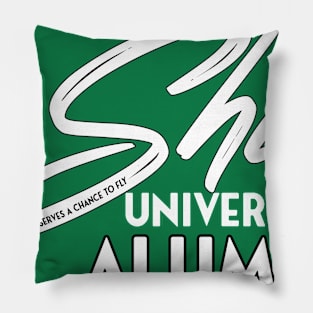 Wicked Shiz Alumni Shirt Pillow