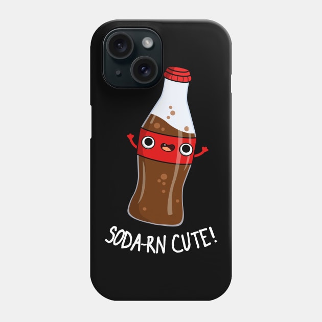 Soda-rn Cute Cute Soda Bottle Pun Phone Case by punnybone