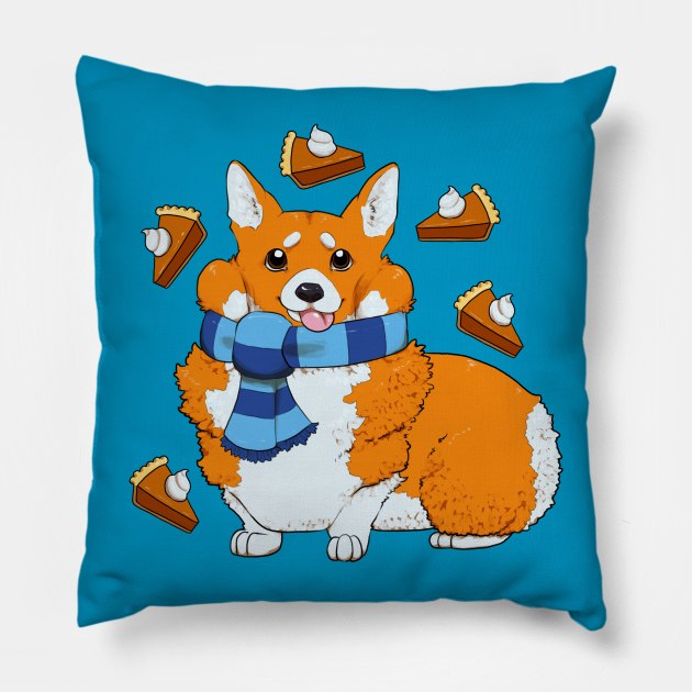 Corgi Pie Pillow by mcbenik