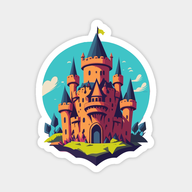 Cute Castle Magnet by SpriteGuy95