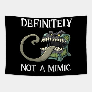 Definitely not a Mimic Creature RPG Roleplaying Humor Gift Tapestry