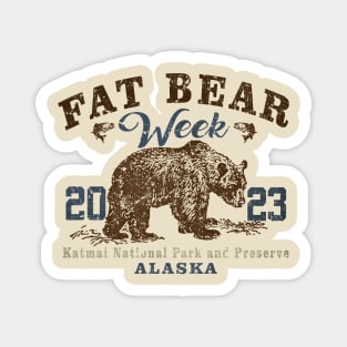 Vintage Aesthetic \\ Fat Bear Week 2023 \\ New Design Magnet