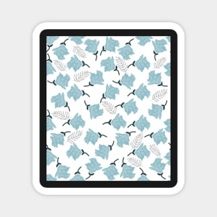 Tranquil Baby Blue Buds Magnet