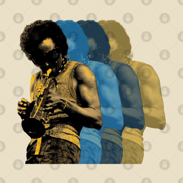 Vintage Miles Davis Rainbow by Jina Botak