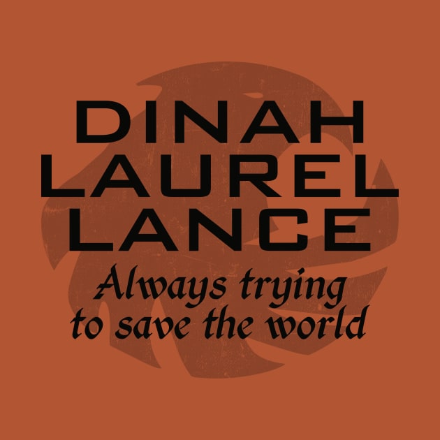Laurel Lance - Save The World by fenixlaw
