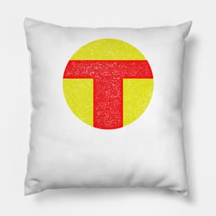 Red Tornado Logo Pillow