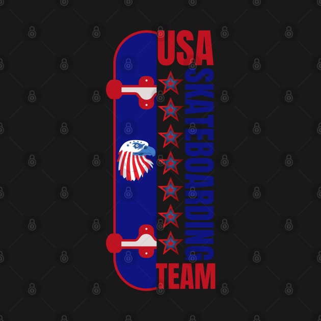 Usa Skateboarding Team by FullOnNostalgia