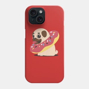 Pug Donut Phone Case