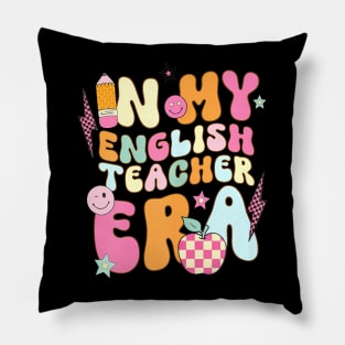 In My English Teacher Era Back To School Groovy Grammar Pillow