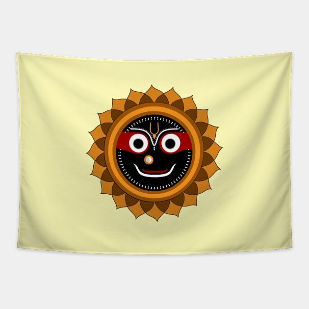 Jagannath - Lord of Universe - Puri Jagannath - Krishna - hare krishna - Hindu gods - krsna Tapestry by Saishaadesigns