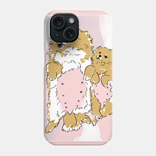 Pregnant pomeranians Phone Case