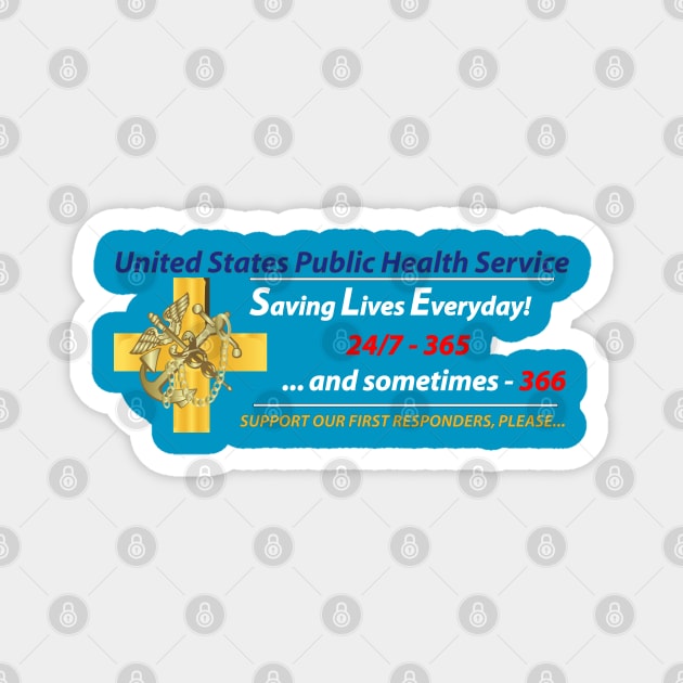 USPHS - Public Health Service Saving Lives Magnet by twix123844