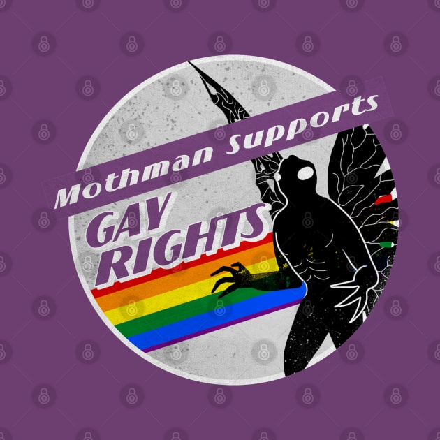 Gay Pride Mothman by creepvrs