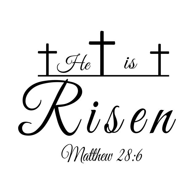 He is risen  Matthew 28:6 by Mr.Dom store