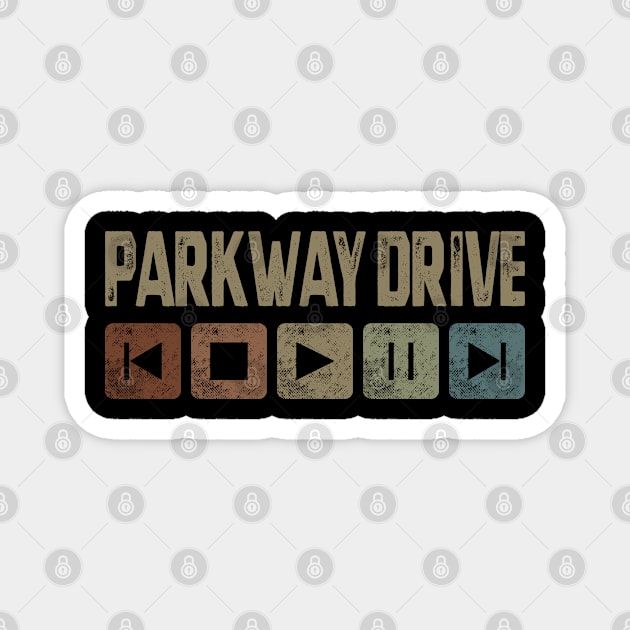 Parkway Drive Control Button Magnet by besomethingelse