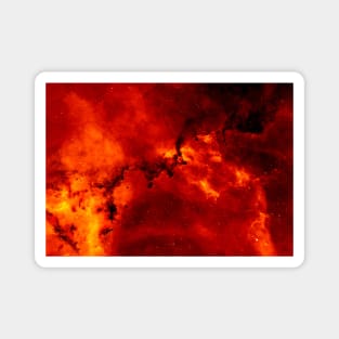 Red and Orange Solar Flares Magnet