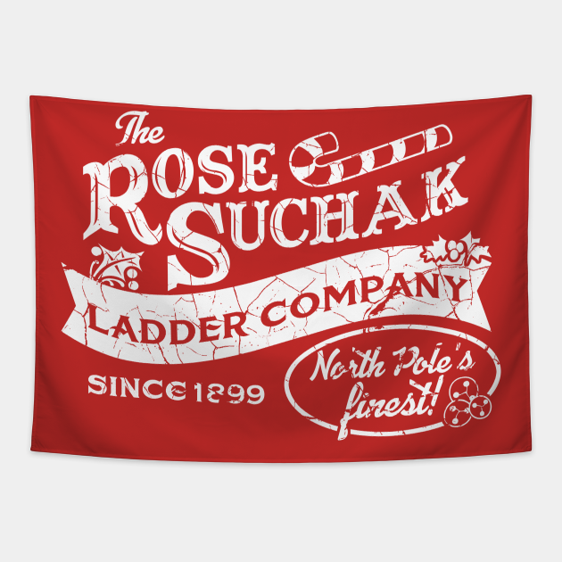 The Rose Suchak Ladder Company Christmas Tapestry TeePublic