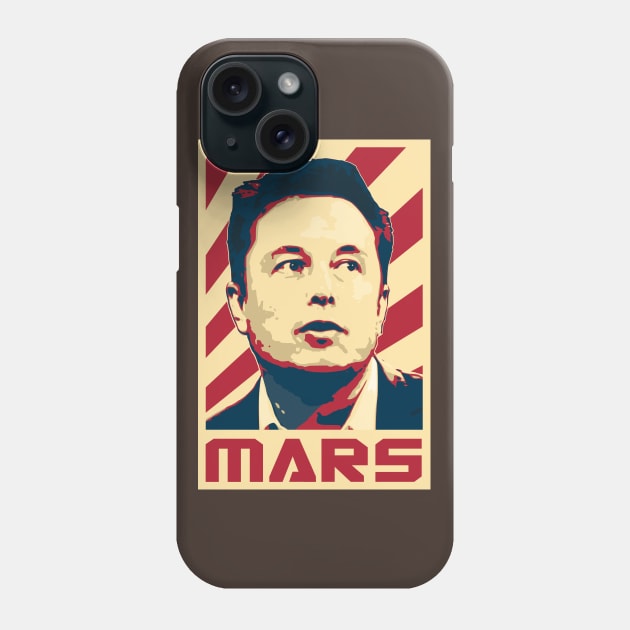 Elon Musk Mars Phone Case by Nerd_art