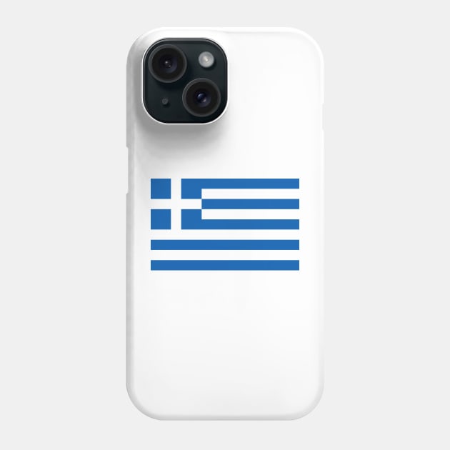 Greek Flag Phone Case by designseventy