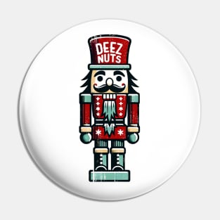 'Deez Nuts' Nutcracker Shirt Pin