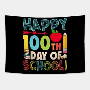 100th Day of School Teachers Kids Child Happy 100 Days Tapestry