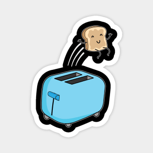 Happy Toast Magnet