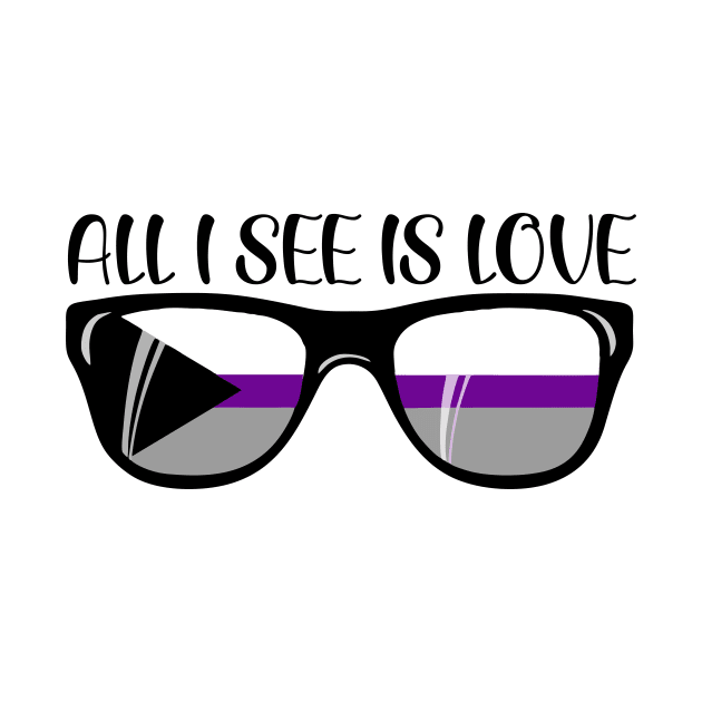 Demisexual Sunglasses - Love by Blood Moon Design