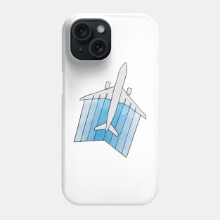 Airplane Watercolor Phone Case