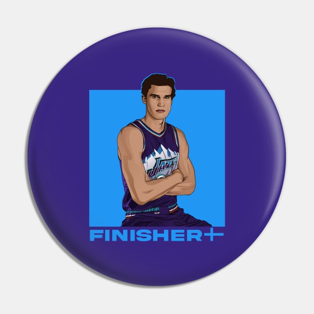 The Finisher (Lauri Markkanen) Pin by origin illustrations