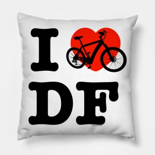 I love cycling mexico city Pillow