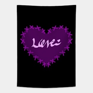 PURPLE LOVE Tapestry