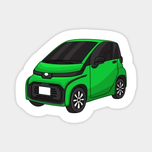 Cute green micro sized car Magnet