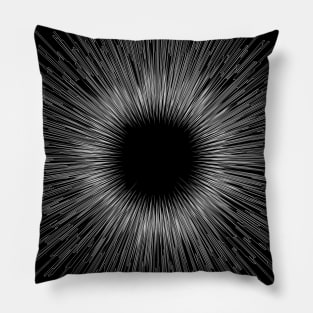 Iris of darkness Pillow