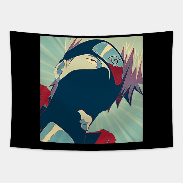 kakashi Tapestry by DinoZard