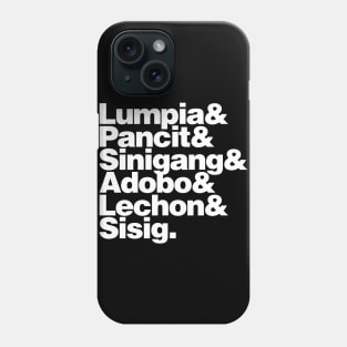 Filipino Foodie v2 Phone Case