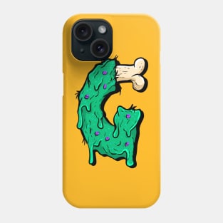 G letter melted zombie Phone Case