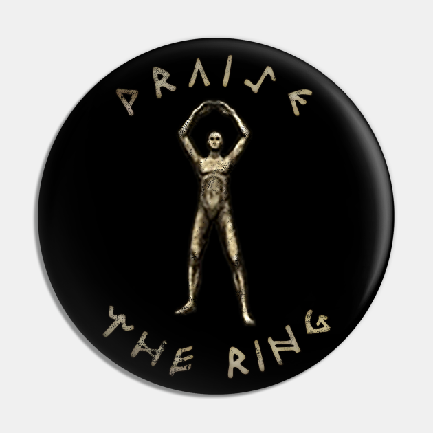 Elden Ring Praise The Ring Gesture Elden Ring Pin TeePublic
