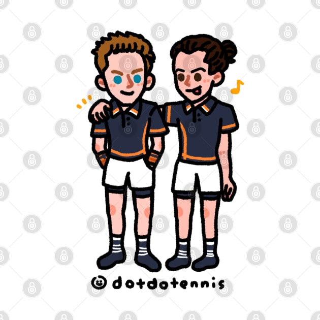 P2H & Nico Mahut :3 by dotbyedot