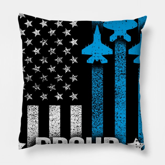 Proud Brother U.S. Air Force Shirt Pillow by Dailygrind