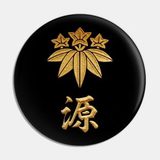 Minamoto Kamon with Minamoto Kanji Pin