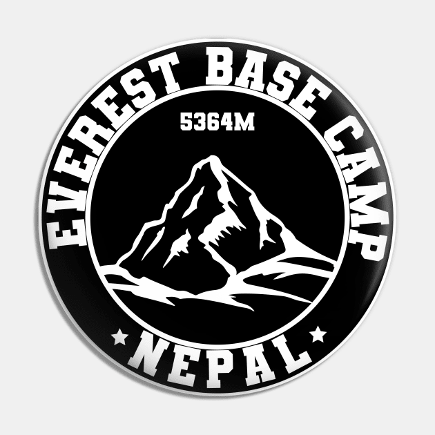 Everest Base Camp - Nepal Pin by Cute Pets Stickers