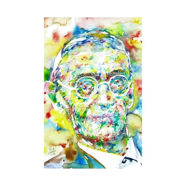 HERMANN HESSE - watercolor portrait .3 by lautir