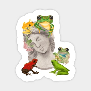 Frogs, frogs, frogs and more frogs. Magnet