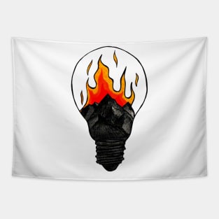 Fire Bulb Tapestry