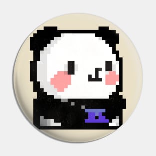 Pixel Art Panda Retro Cute Pin