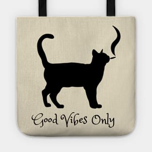 Good vibes only - catsondrugs.com -  good vibes only - good vibes - happy - positive vibes - good - vibes only Tote