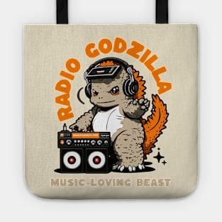 Radio Godzilla Music-Loving Beast Tote