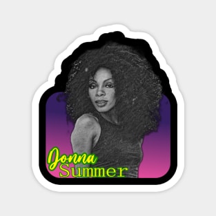 Donna Summer -- Retro Style Fan Art Magnet