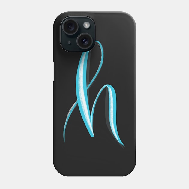 H initial Phone Case by LFariaDesign